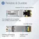 TRENDnet TEG-10GBRJ 10G RJ-45 Copper SFP+ Module
