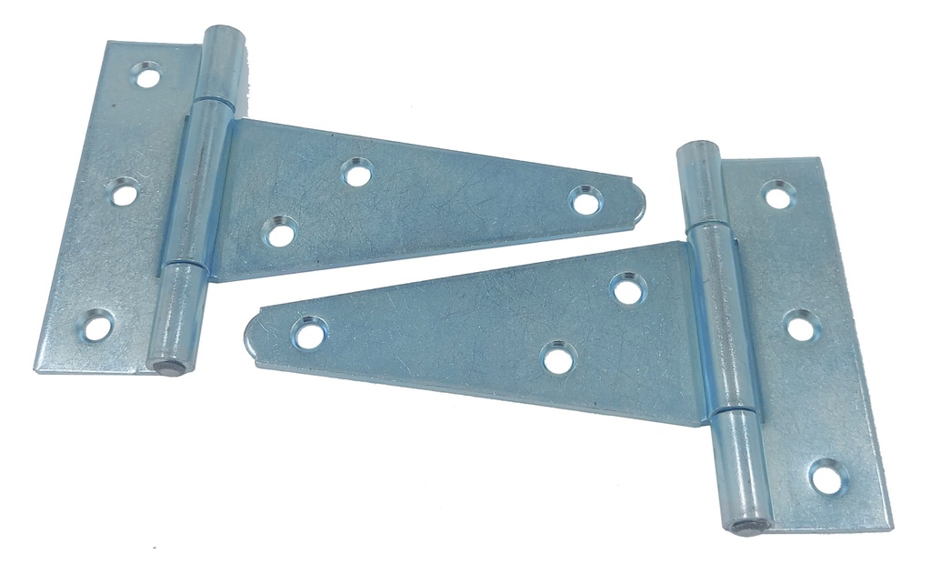 Pair of Heavy Tee Hinge 4" w/ Fixed Pin