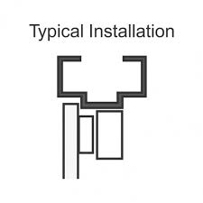 Seco-larm "Z" Brackets Typical Installation