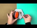 Lucky Line Orange Key Float W/brass chain, 1/Cd