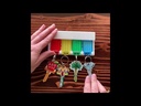 Lucky Line 60540 - 4 Key Tag Rack,1 per card