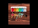 Lucky Line 6 Key Tag Rack - White - 1/Cd 