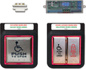 Camden Flush Mount Two Door Restroom System English