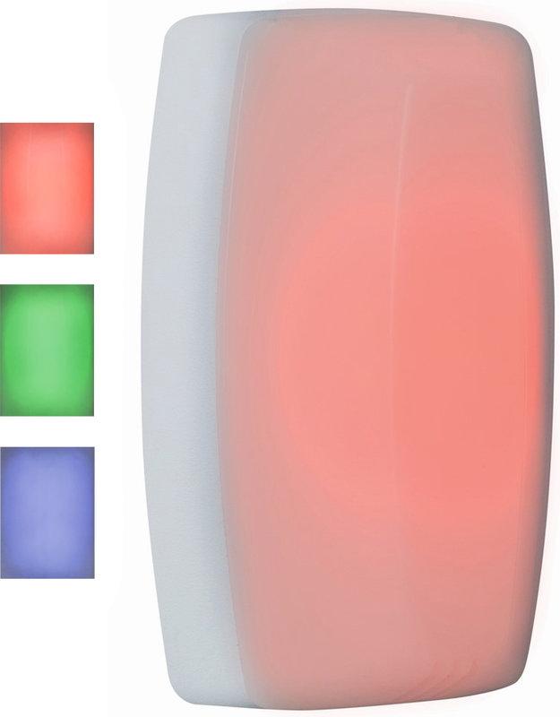 [CM-AF142SO] Camden Single Gang Multi-Color LED Dome Light w/ Sounder Selectable Red, Green, Blue or White. Selectable continuous or flashing LED.