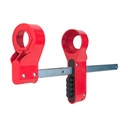 Master Lock S3924 Blind Flange Lockout Device, Large