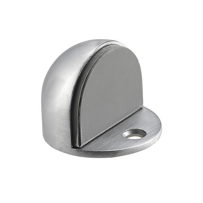 Door Stop Bullet Shaped w/wood screw and plastic anchor - Black