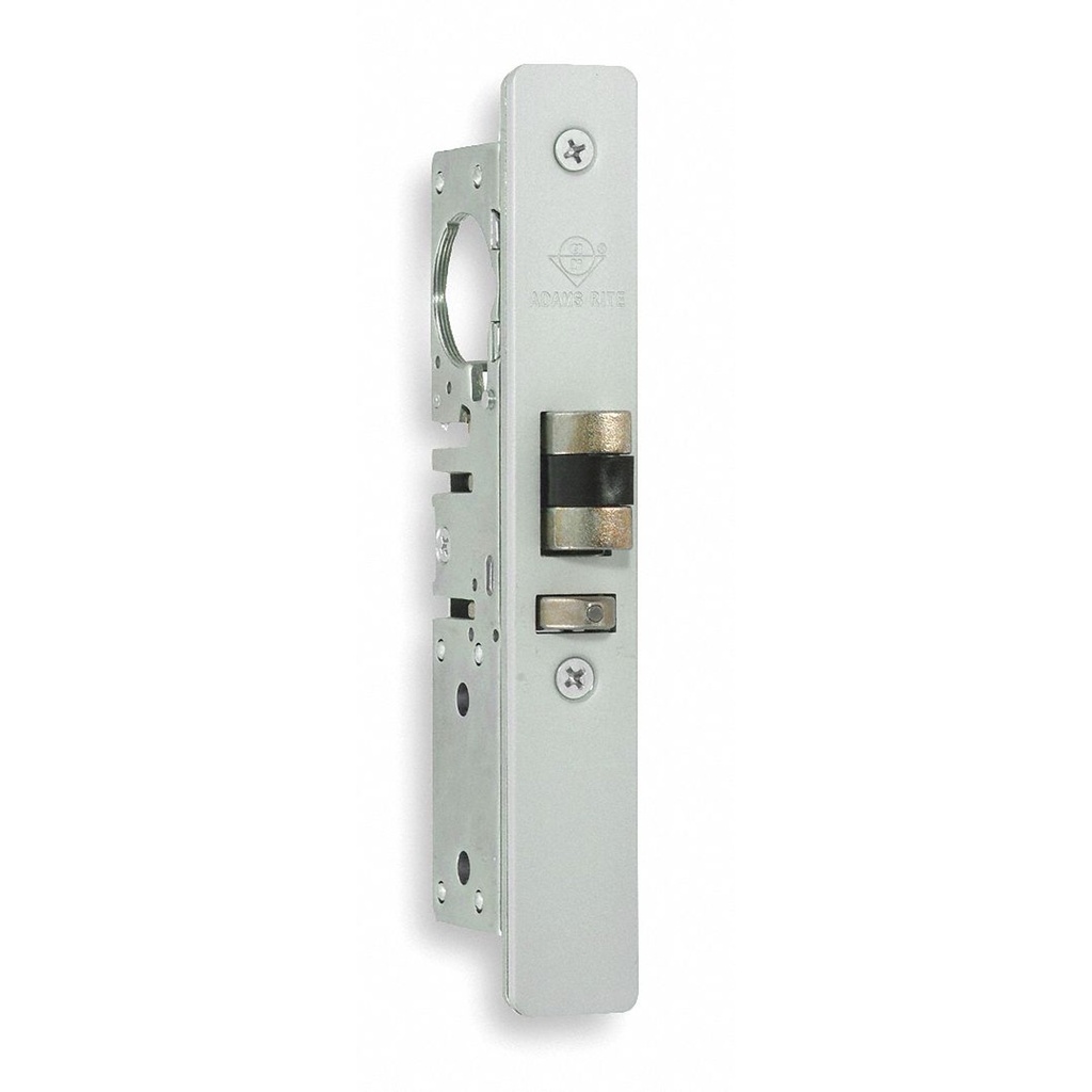 Adams Rite 4510-25-201-628 -  4510 Standard Duty Deadlatch, Flat Faceplate, 31/32" Backset, Left Hand or Right Hand Reverse, Clear Anodized