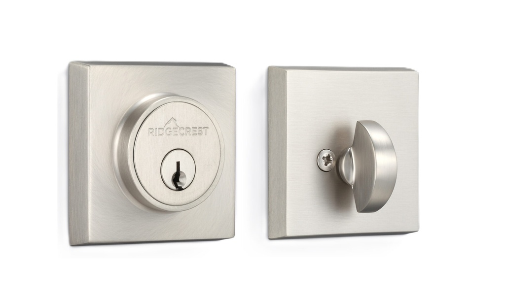 Ridgecrest by Sure-Loc Logan Deadbolt 15 Satin Nickel