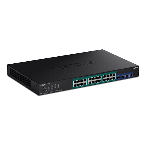 TRENDnet TPE-30284 28-Port Gigabit Web Smart Poe+ Switch with 10g SFP+ Slots