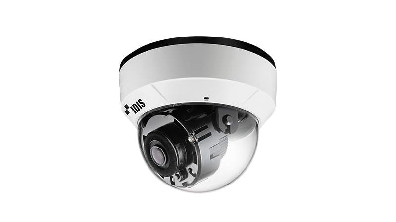 IDIS DC-D4517RXP2.8-W DC-D4517RXP Series 5MP IR Dome Camera, 2.8mm Fixed Lens, PoE Extender, White