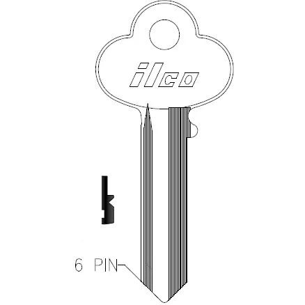 Ilco R1001EE Corbin Key Blank CO35