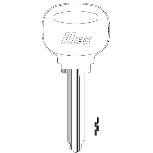 Ilco X202 Ford Key Blank H59