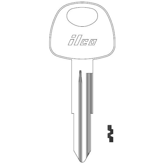 Ilco X235 Hyundai Key Blank HY13