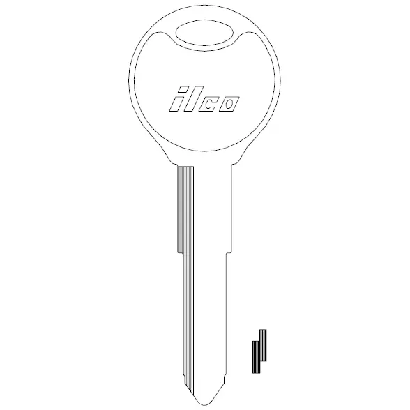Ilco X249 Mazda Key Blank MZ31