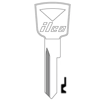 Ilco 1127DP Ford Key Blank H27