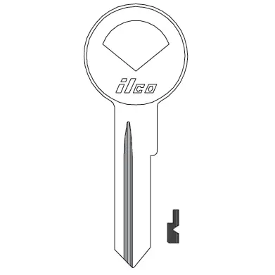 Ilco 1127ES Ford Key Blank H26