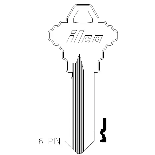 Ilco A1145CE Schlage Key Blank 