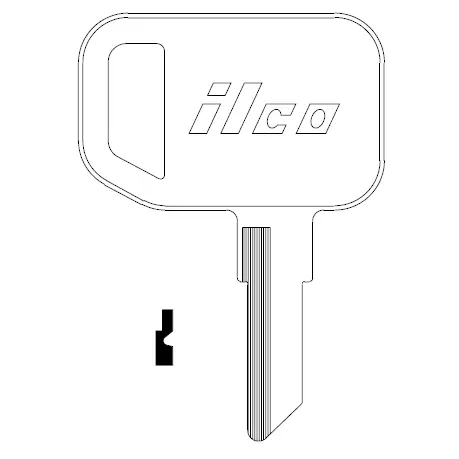Ilco E1098JD John Deere Key Blank