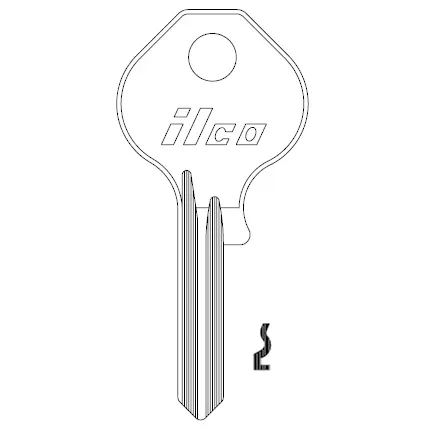 Ilco 1092C Key Blank M17