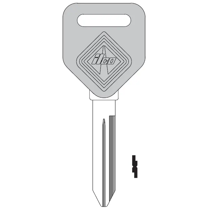 Ilco 1629-P Freightliner Key Blank 