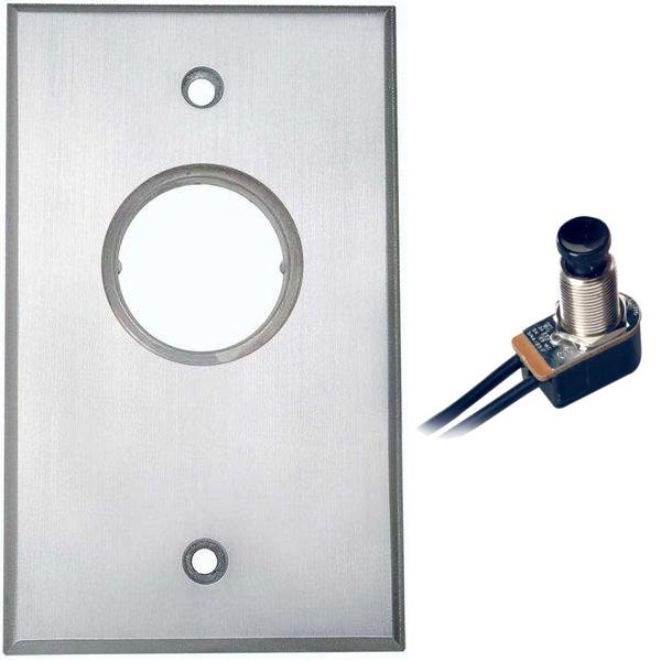 Camden CM-1100 Series Cast Aluminum, Flush Mount Key Switch, SPST Momentary N/O