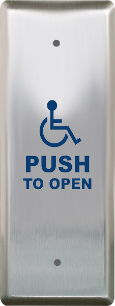 Camden Wheelchair/Push To Open Exit Narrow W / Logo