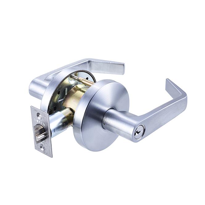 Dorex FH70C26D Classroom Lever Grade 2 Complete With Cross-Bore Thru-Bolts in Satin Chrome Finish