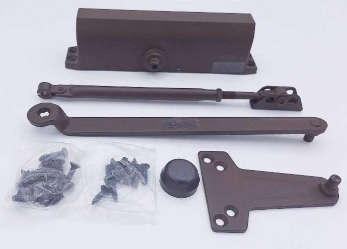 Dorex 755DU Door Closer, size 5 Duranodic Brown (interior doors)