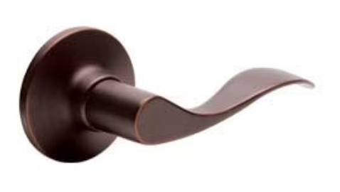 Dorex 10151ATC11PKDWLH Entry Athena Lever, Weiser Keyway Antique Bronze