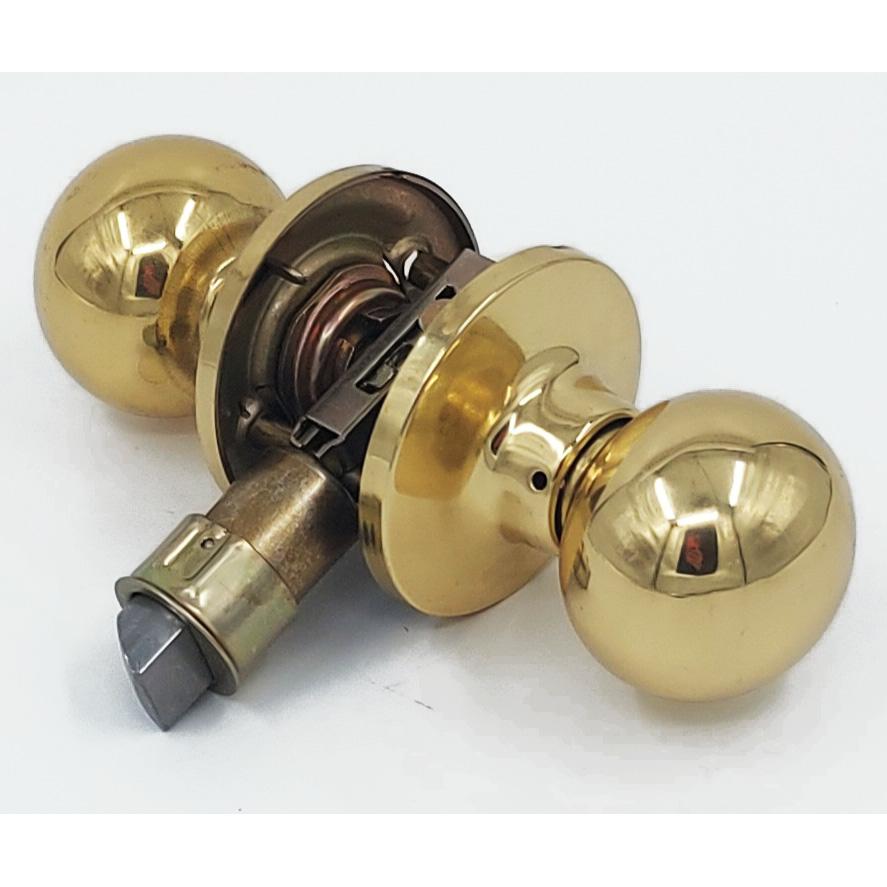 Dorex TL10BC3 Passage Ball Knobset in Brass Finish