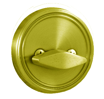 Dorex One sided, Thumbturn w/ Exterior Plate Brass