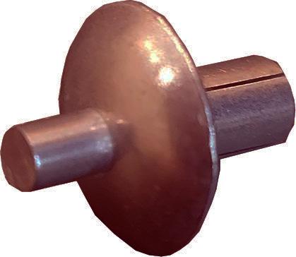Don-jo Replacement Blind Smack Rivet - Dururatic Brown 10 pack