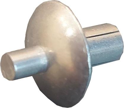 Don-jo Replacement Blind Smack Rivet - Zinc 10 pack