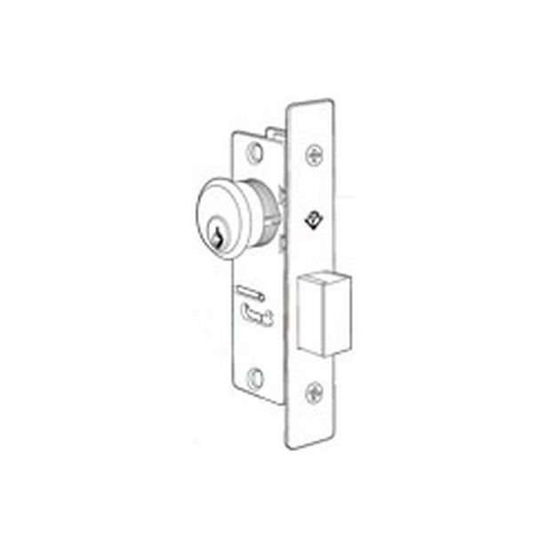 Adams Rite 4073-10-IB Short Throw Projection Deadbolt 7/8In Backset Without Faceplate