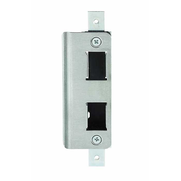 Adams Rite 4901-02-630 Radius Long (2 Hole) Strike For Deadlatches