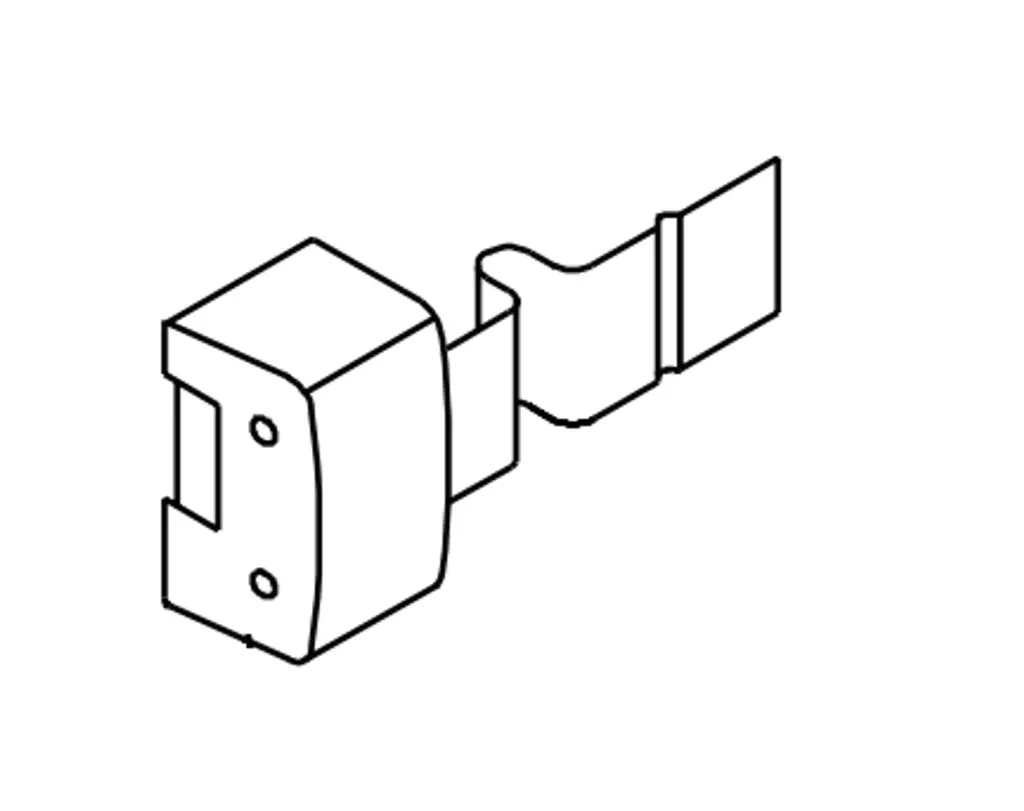Adams Rite 31-0572-IP End Cap Nose End Complete 8375 / 8475 / 8675 Concealed Vertical Mid Panel