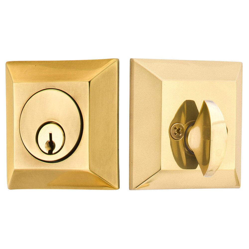 Emtek 8478 Quincy Single Cylinder Deadbolt Schlage French Antique