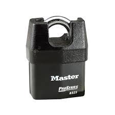 Master Lock 6325KA 2-3/8" (60mm) Wide ProSeries® Shrouded Laminated Steel Rekeyable Pin Tumbler Padlock, Keyed Alike w/ 12G021 Keyway