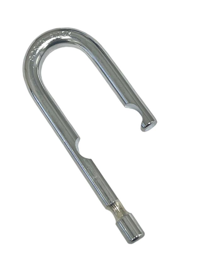 Master Lock Shackle "LJ" 2-5/8" Wide Laminated Steel Body Padlock