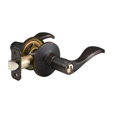 Master Lock WL0312PBOX Residential Privacy Wave Lever Aged Bronze