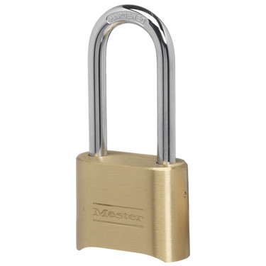 Masterlock 175DLH - 2" (51mm) Wide Resettable Combination Brass Padlock with 2-1/4" (57mm) Shackle