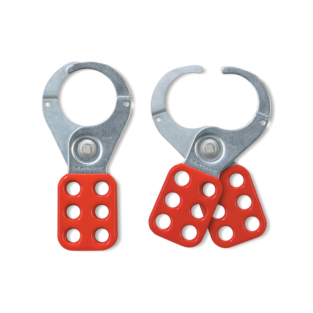 Master Lock 421 Steel Lockout Hasp, 1-1/2" (38mm) Jaw Clearance