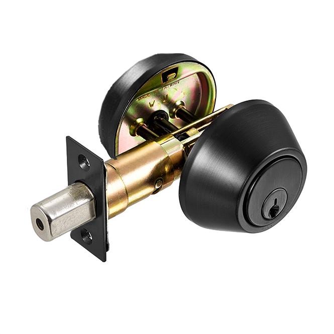 Dorex 20160 - NOT AVAILALBE - Double Cylinder Matte Black Deadbolt Weiser Keyway 