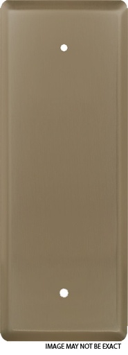 [CM-25/1-AB] Camden Antique Brass Finish (US5 / 609) Narrow Push Plate Switches 'BLANK' faceplate