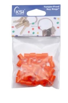[KSI-290100O] Key Systems KSI-290100O TPR Color Coding - Orange 50 Pack   