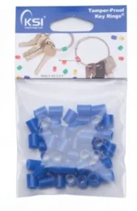 [KSI-290100B] Key Systems KSI-290100B TPR Color Coding - Blue 50 Pack    