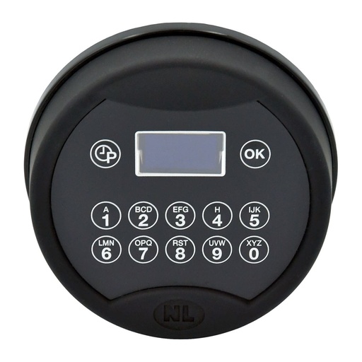 [TE20-R3(30A)] NL Lock TE20-R3(30A) Premier Vision Keypad with DigiPro Board Rotating Keypad Black Velvet