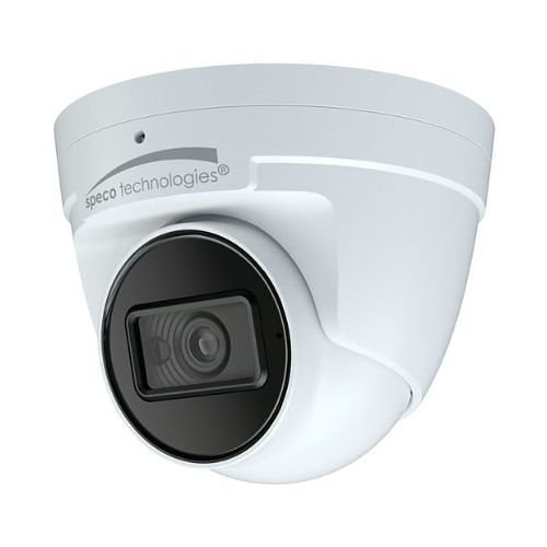 [O4VT2] Speco O4VT2 4MP H.265 IP Turret Camera, NDAA Compliant, 2.8mm Fixed Lens, White