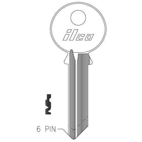 [998GA] Ilco 998GA Key Blank Y78