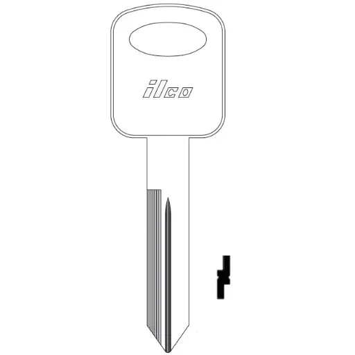 [H75] Ilco 1196FD Ford Key Blank H75